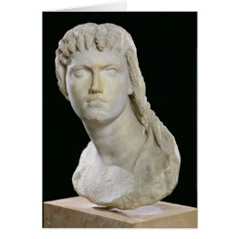 Small Bust Of Cleopatra Ii Or Her Daughter Front View