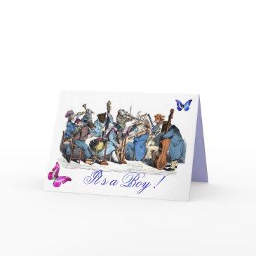 butterflies and,animal farm orchestra / it's a boy announcement