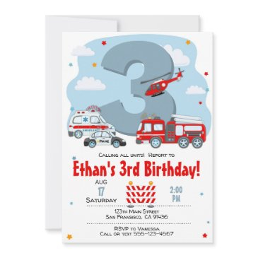 calling all units, emergency squad invitation