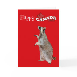 Small Canada Day Greeting Invitations Front View