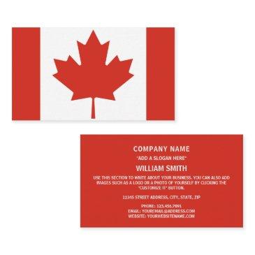 canadian flag, flag of canada business invitations