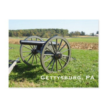cannon on the gettysburg battlefield postinvitations