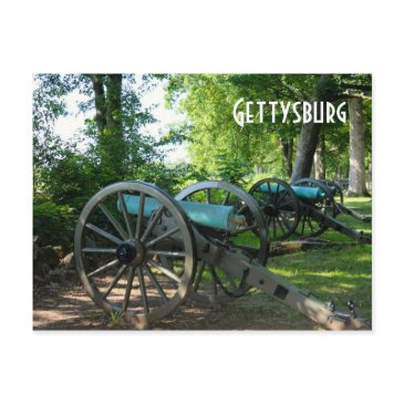 cannons of gettysburg national military park postinvitations