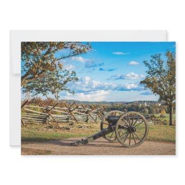 canons at gettysburg invitation