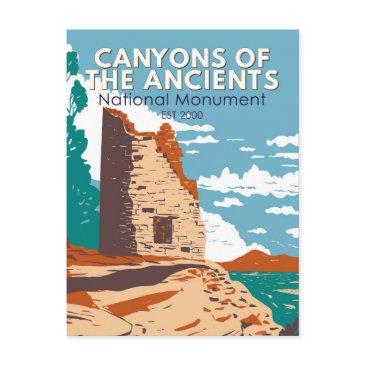 canyons of the ancients national monument colorado postinvitations