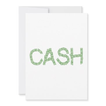 cash word invitation