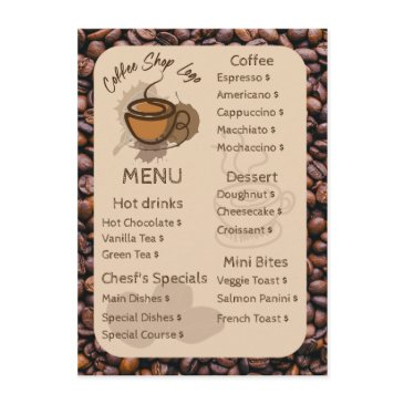 casual coffee beans add your menu coffee shop