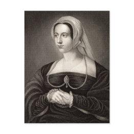 Small Catherine Parr Portrait Postinvitations Front View