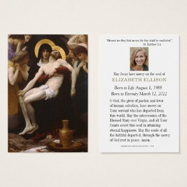 catholic funeral memorial jesus mary pieta