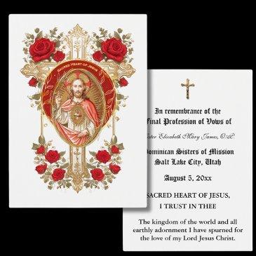 catholic nun profession of vows holy invitations