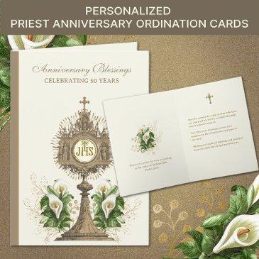catholic priest anniversary ordination 50 years invitations