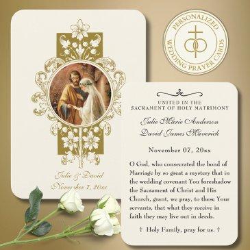 catholic wedding elegant favor holy invitations