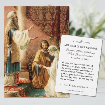 catholic wedding favor holy invitations bride groom