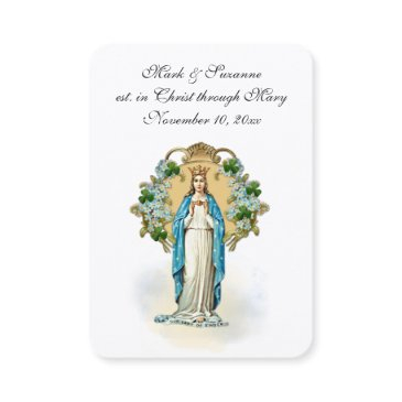 catholic wedding virgin mary religious holy invitations