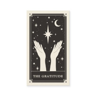 celestial boho tarot wedding blank thank you invitations
