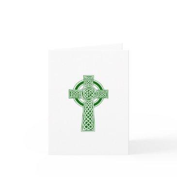 celtic cross note invitations customizable