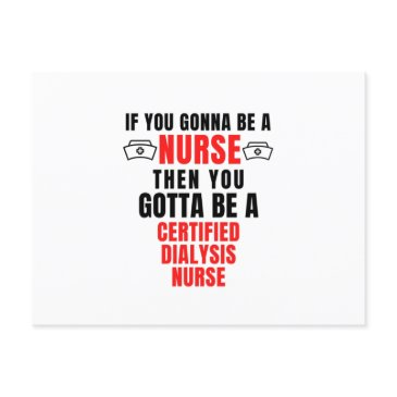 certified dialysis nurse announcement postinvitations