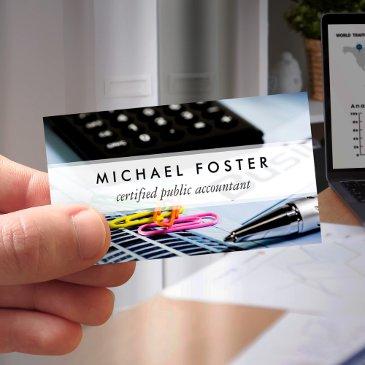 certified public accountant simple minimal elegant business invitations