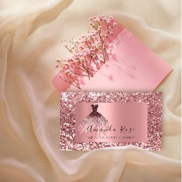 champaign gold wedding event planner stylist rose appointment invitations