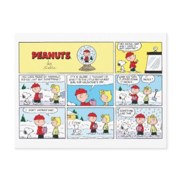 charlie brown | snow globe postinvitations