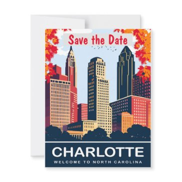 charlotte, north carolina, save the date