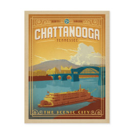 Small Chattanooga, Tn Postinvitations Front View