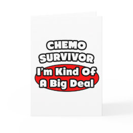 Small Chemo Survivor...big Deal Invitations Front View
