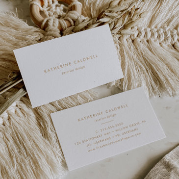 chic gold typography business invitations