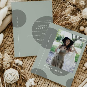 chic photo template graduate graduation party
