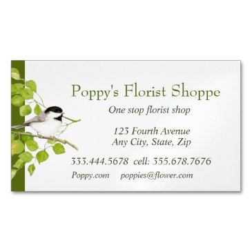 chickadee florist shoppe flowers business invitations
