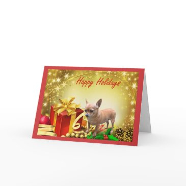 chihuahua christmas invitations holiday gifts