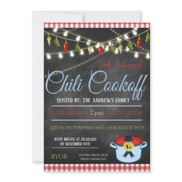 chili cookoff invitation
