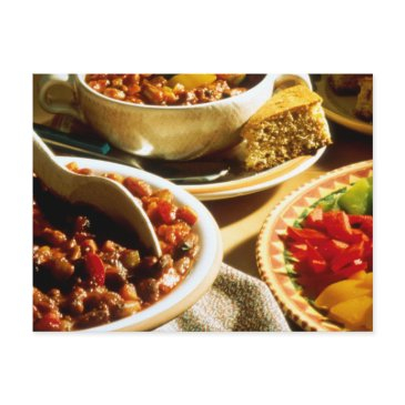 chili with cornbread postinvitations