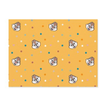 chip and dale polka dot pattern postinvitations