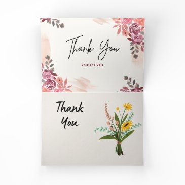 chip and dale tank you invitations