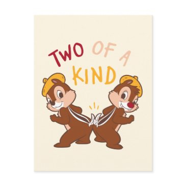 chip 'n dale two of a kind postinvitations