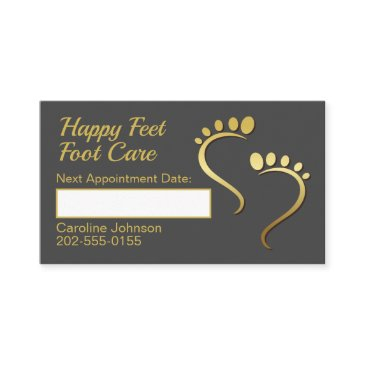 chiropodist podiatrist pedicure appointment business invitations
