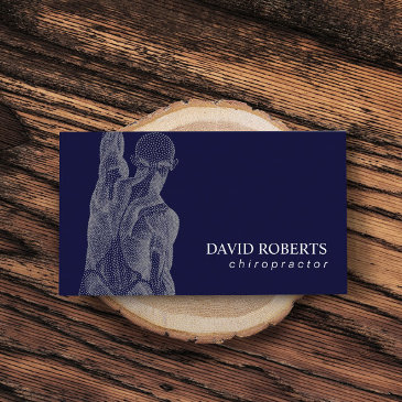 chiropractic chiropractor massage therapist navy business invitations