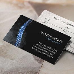 Small Chiropractic Chiropractor X-ray Spine Adjust Appointment Invitations Front View