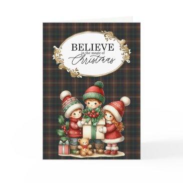chisholm hunting original scottish tartan holiday invitations