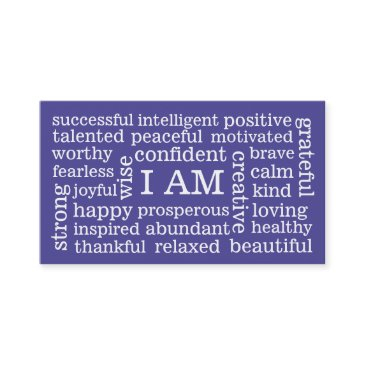 choose color daily positive affirmations i am business invitations