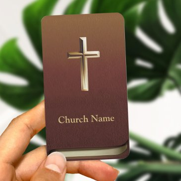 christ cross church pastor minister bible book business invitations