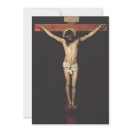 Small Christ Crucified By Diego Velazquez Save The Date Front View