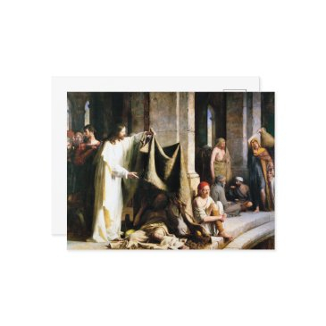 christ healing the sick at bethesda by carl bloch holiday postinvitations