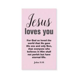 Small Christian Business Invitations Front View