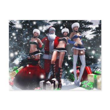 christmas came early holiday postinvitations