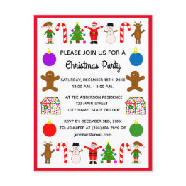 Small Christmas Frame #2 Invitation Postinvitations Front View