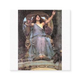 Small Circe Offering Cup Ulysses John William Waterhouse Square Business Invitations Front View