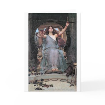 circe offering the cup to odysseus, waterhouse invitations