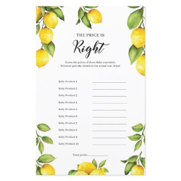 citrus lemons the price is right baby game